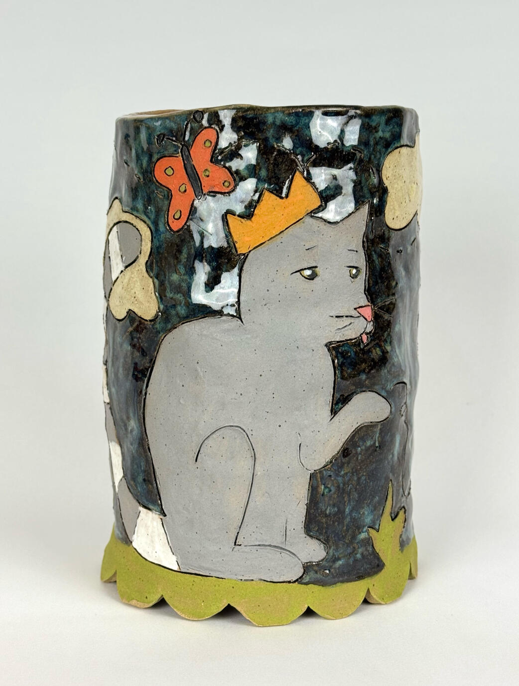 Cat Vase